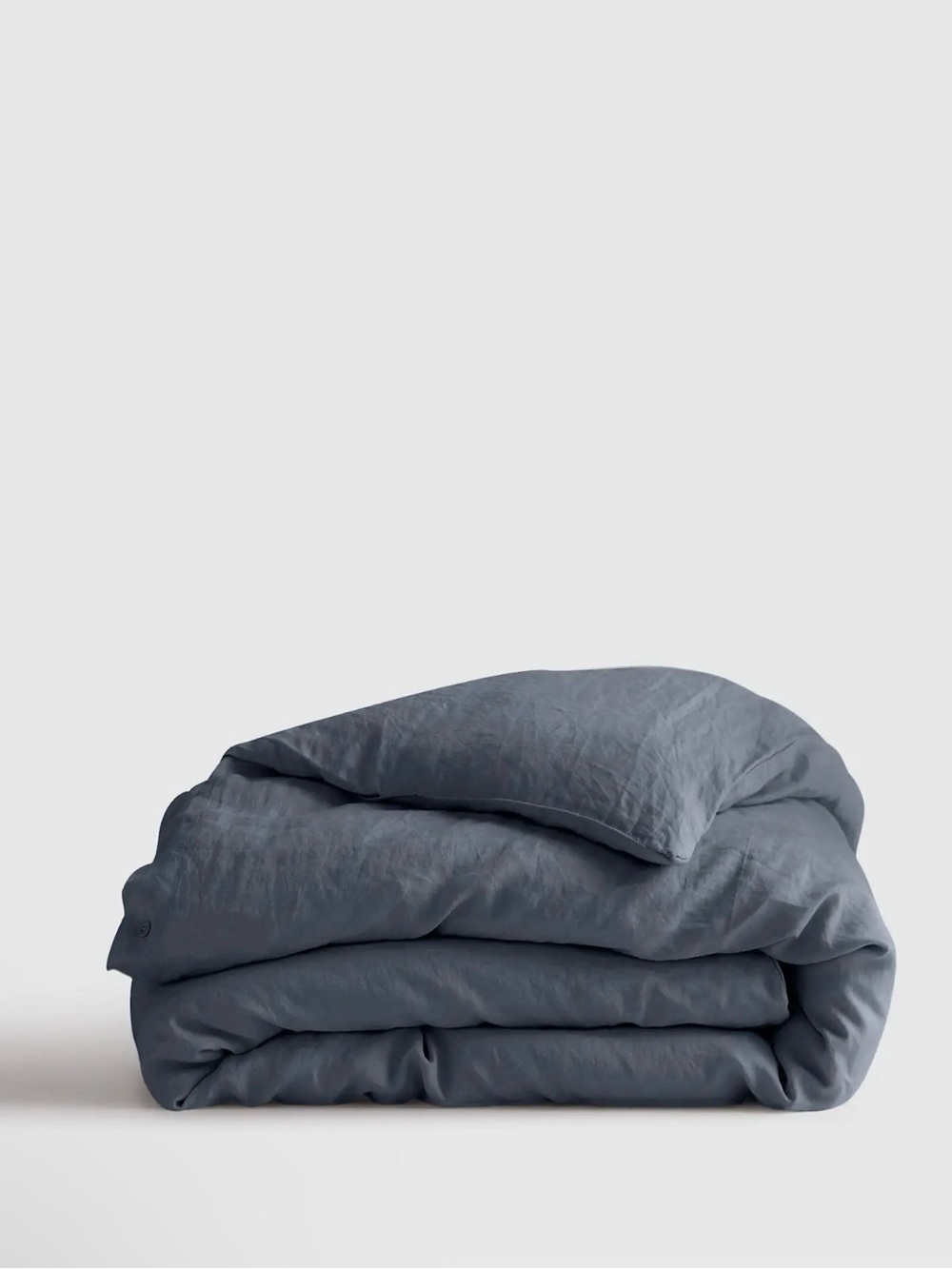 Quince European Linen Duvet Cover in Nightfall Queen Size